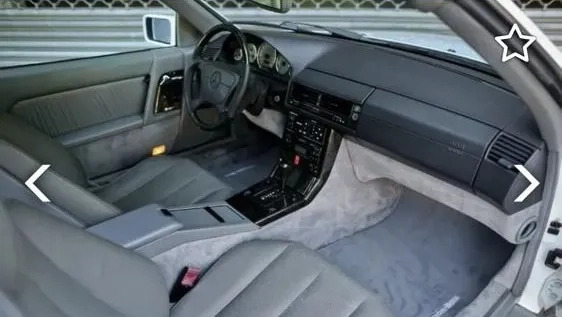 Mercedes-Benz SL cena 74900 przebieg: 168131, rok produkcji 1994 z Grudziądz małe 121